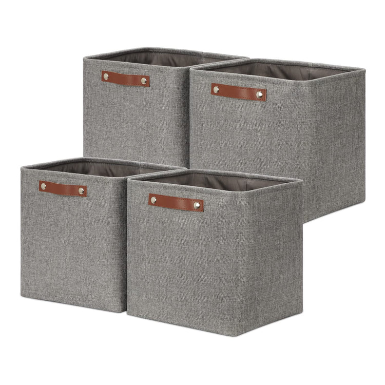 12 inch Cube Storage Bins (4 Count)