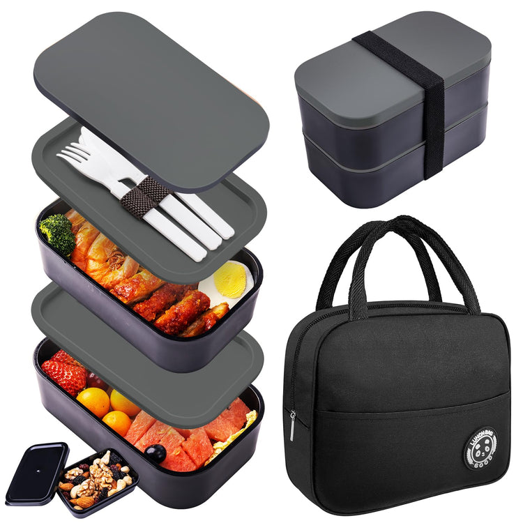 Bento Box with Lunch Bag Microwavable All