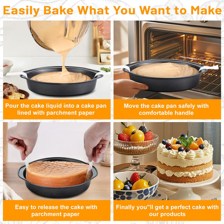 8 Inch Cake Pan (3 Count)
