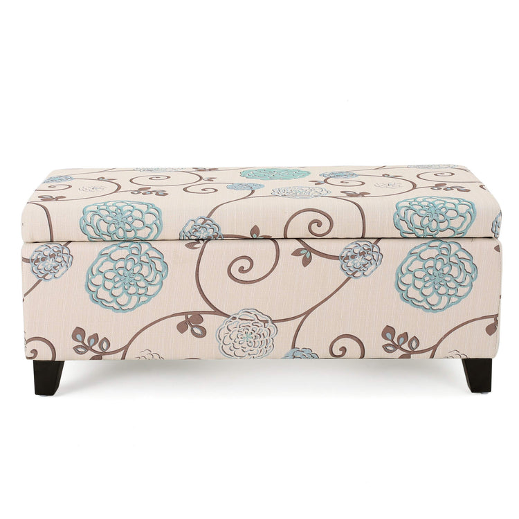 Breanna Fabric Storage Ottoman
