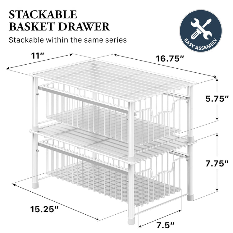 Stackable Basket Drawer