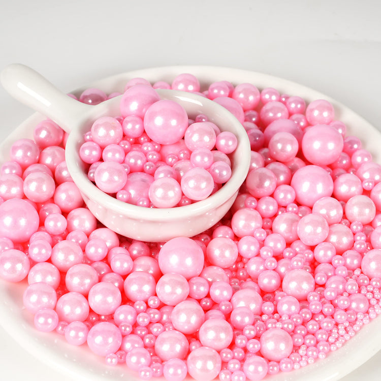 Pink Pearl Sugar Sprinkles (4.58 Ounce)