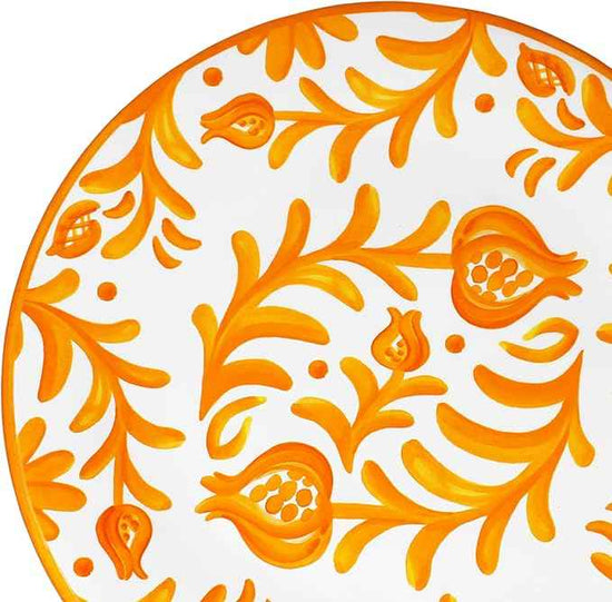 Le Cadeaux Luxury Melamine 12 Piece Dinnerwear Set, Service for 4, Sicily Orange