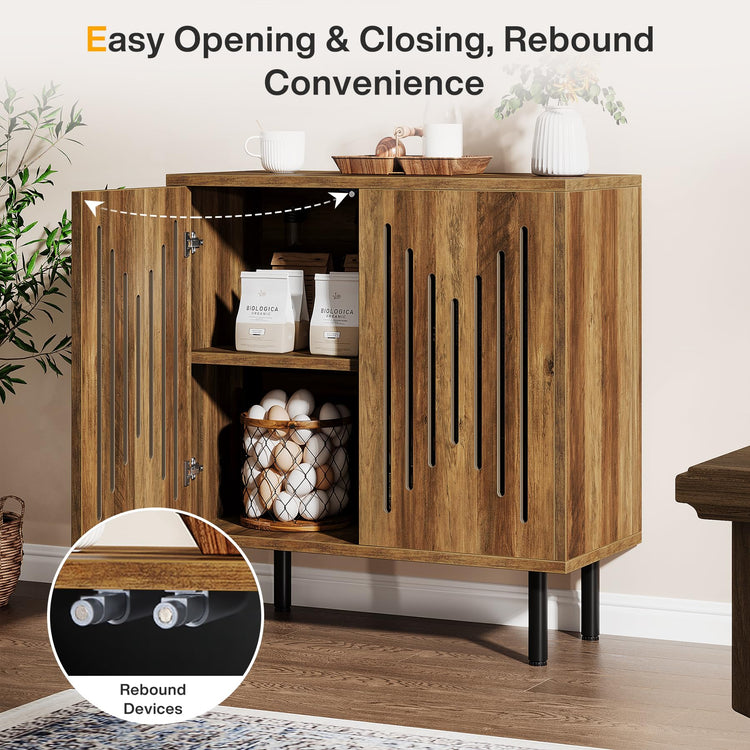 Set of 2 Sideboard Buffet with Storage (2 Count)