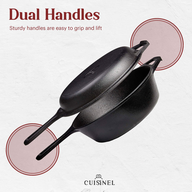 Cast Iron Skillet + Lid