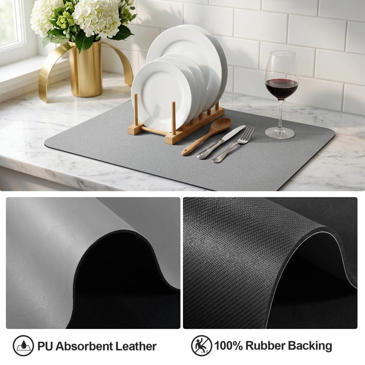 Dish Drying Mat for Kitchen Counter