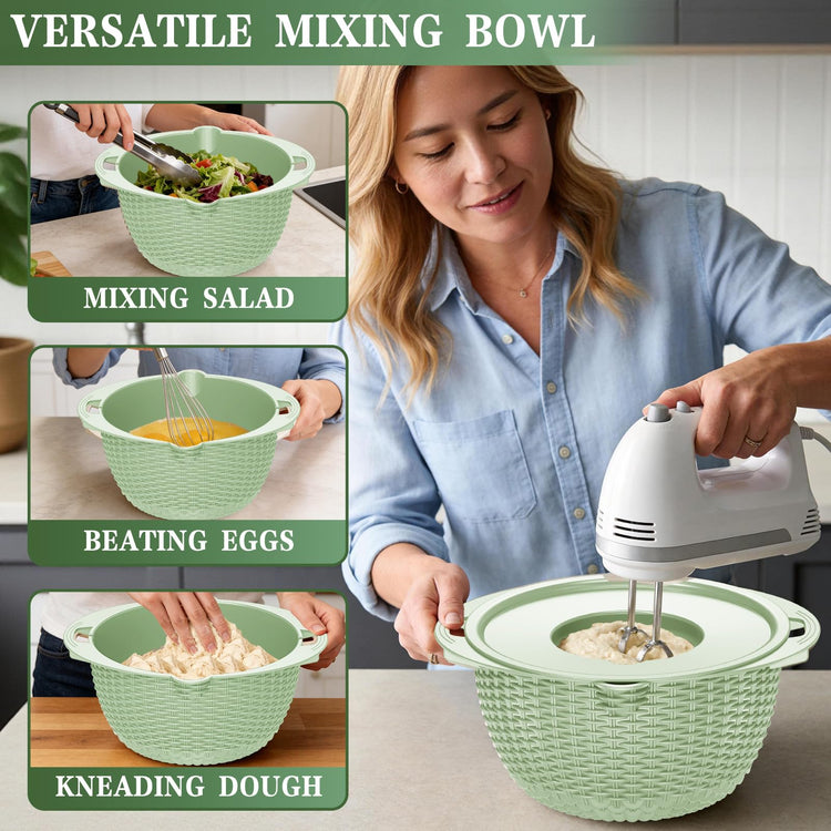 4 1 Colander with Fruit Bowl Set