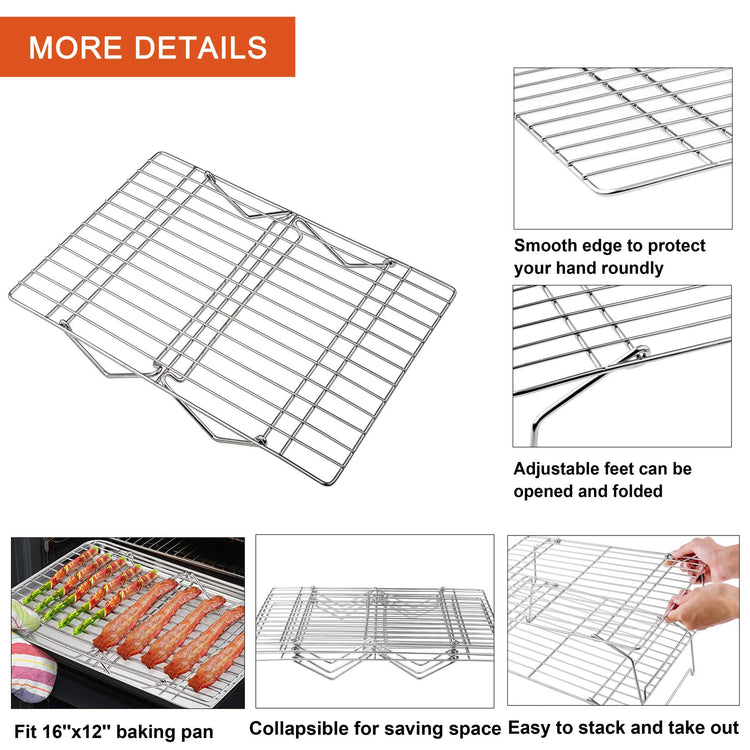 5 Tier Stainless Steel Cooling Rack