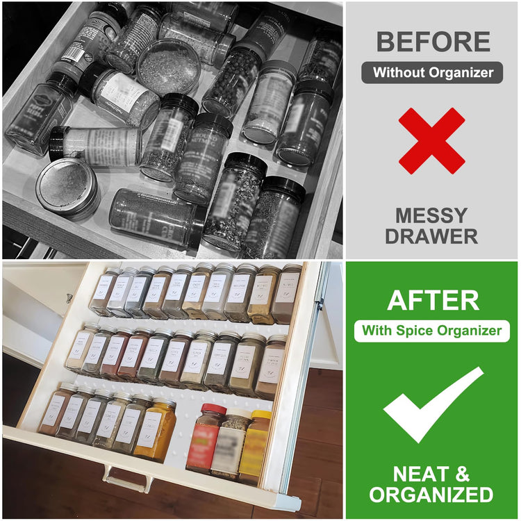 Spice Drawer Organizer Insert