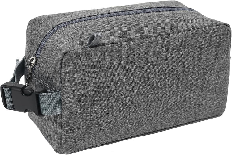 FlowFly Small Insulated Lunch box Portable Soft Bag Mini Cooler Thermal Meal Tote Kit with Buckle for Work, GreyWithBuckle