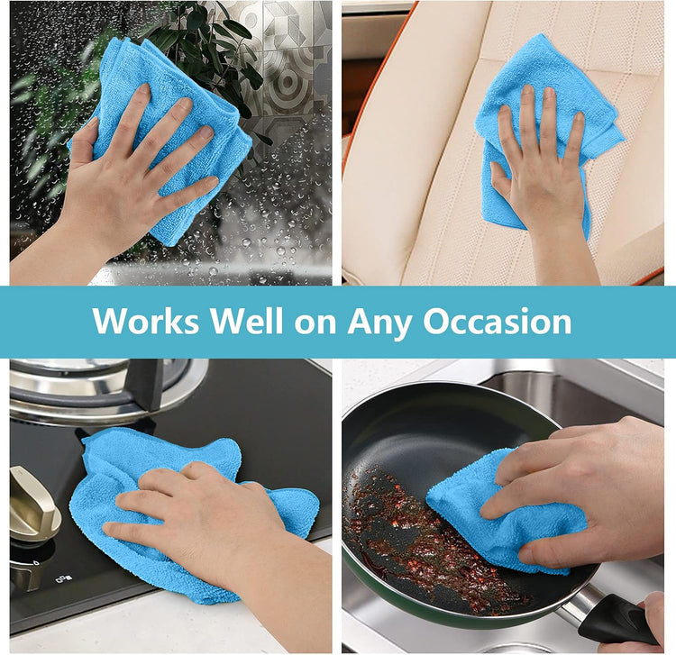 100PK Microfiber Cleaning Cloth (100 Count)
