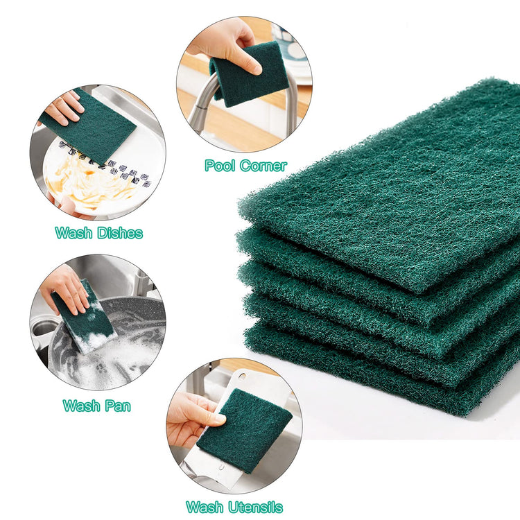 Heavy Duty Scour Pads Sponge Dish Scrubber Non (12 Count)
