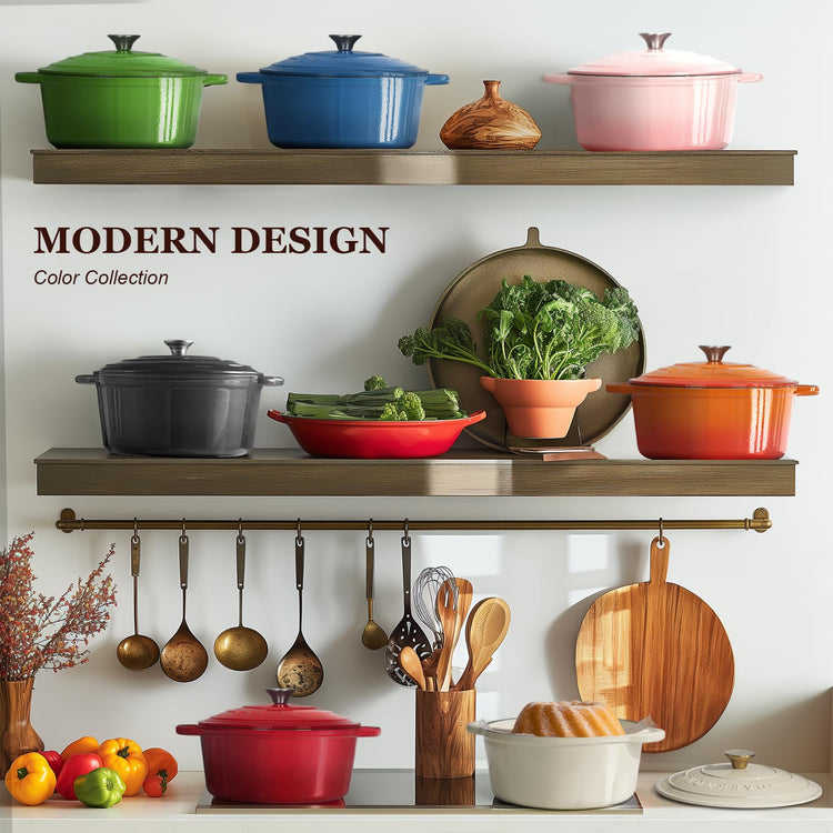Enameled Cast Iron Dutch Oven
