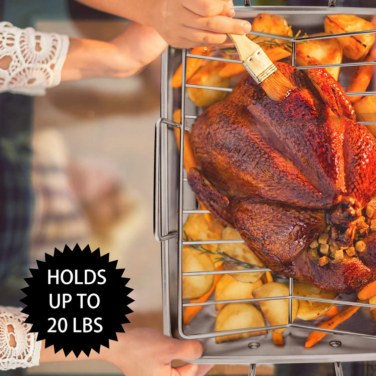 16" Roasting Pan with Racks