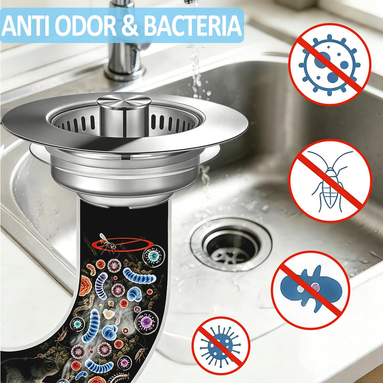 Kitchen Sink Drain Strainer for 3