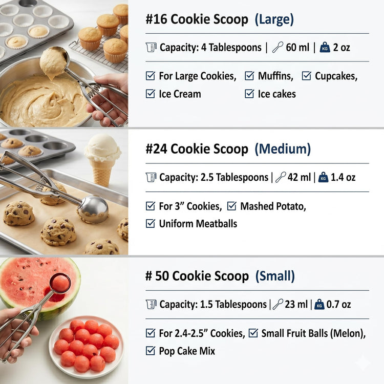 Ice Cream Scoop (3 Count)