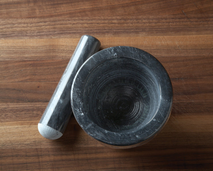 Marble Mortar and Pestle Set