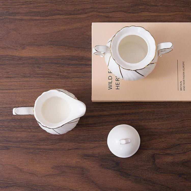 Sugar and Creamer Set Ceramic