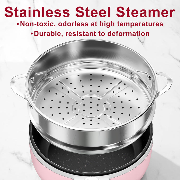 Electric Pot with Steamer