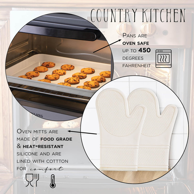 Nonstick Stackable Bakeware Set