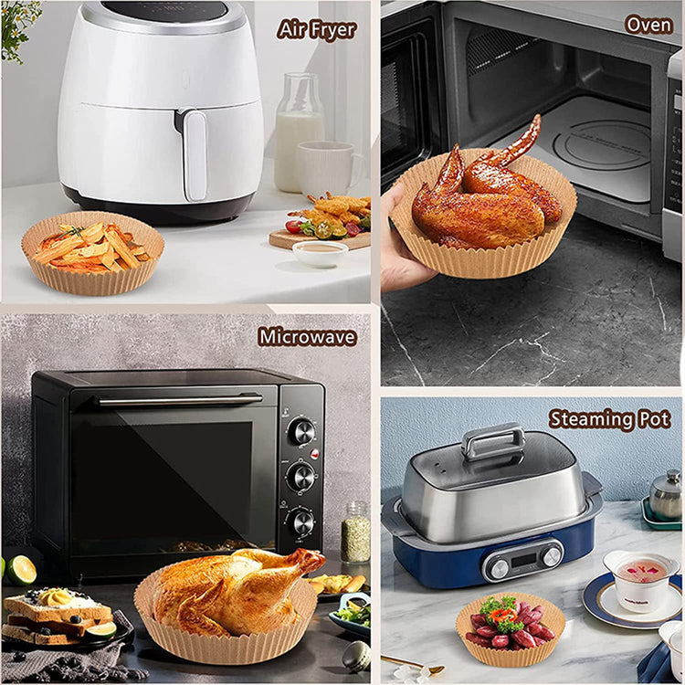 Air Fryer Liners Disposable 6.3 inch Round (100 Count)