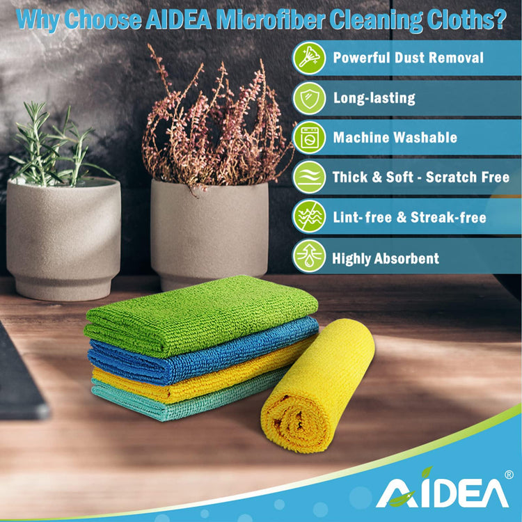 Microfiber Cleaning Cloth (50 Count)