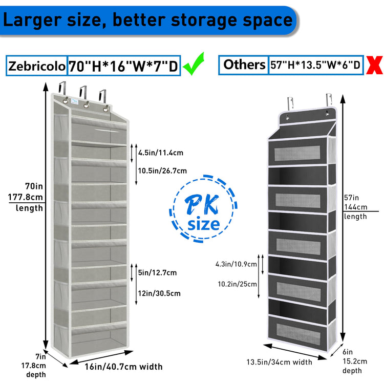 Over the Door Organizer Storage 6 Tier