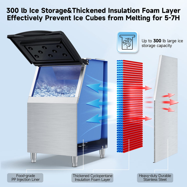 Commercial Ice Maker Machine 300