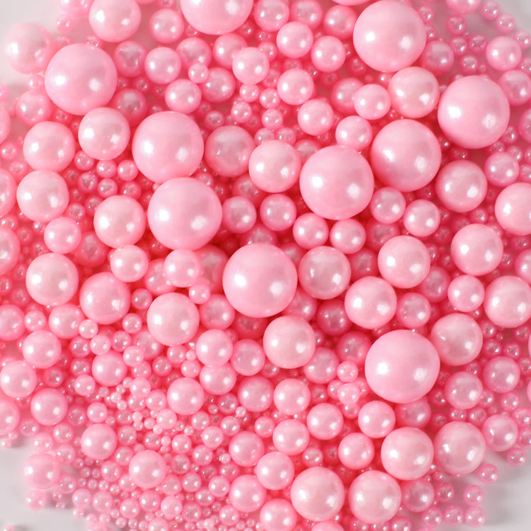 Pink Pearl Sugar Sprinkles (4.58 Ounce)