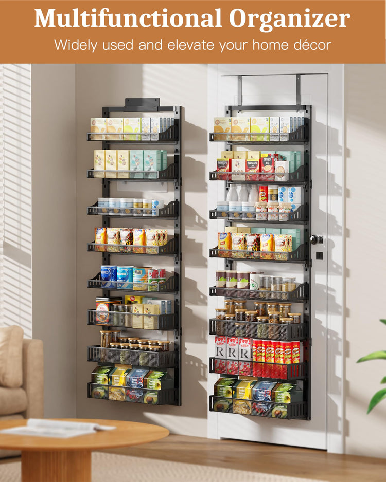 8 Tier Over the Door Pantry Organizer