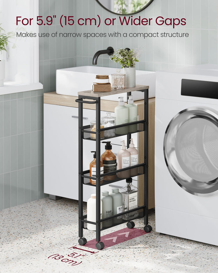 Slim Rolling Cart