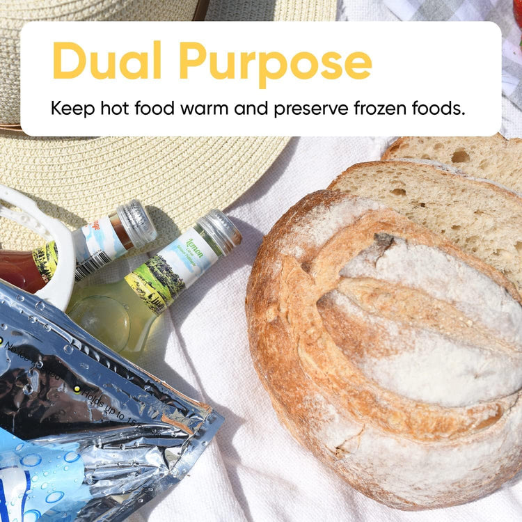 Hot and Cold Insulated Bags for Food Delivery