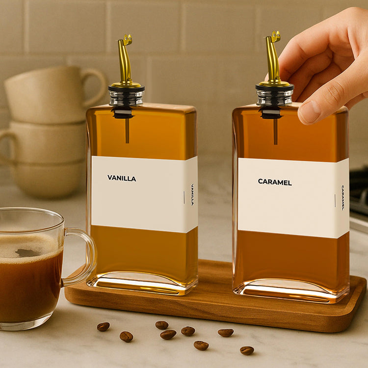 Glass Oil Dispenser for Kitchen (4 Count)