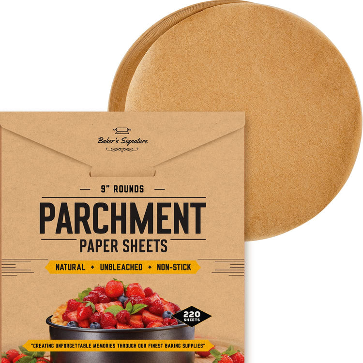 9" Parchment Paper Rounds for Baking (220 Count)