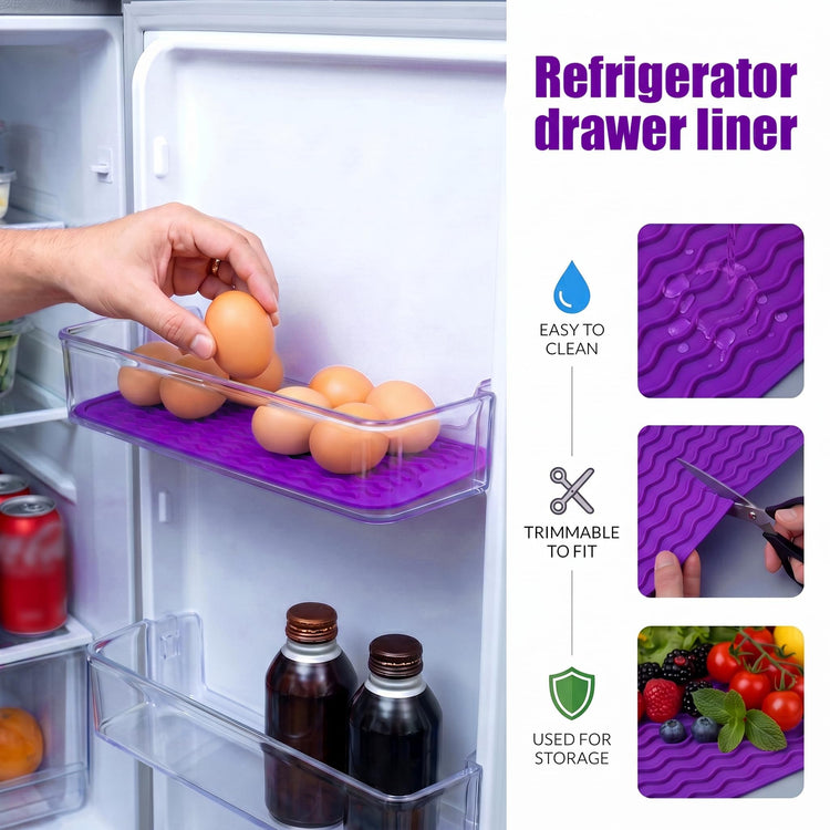Silicone Dish Drying Mat for Multiple Usage