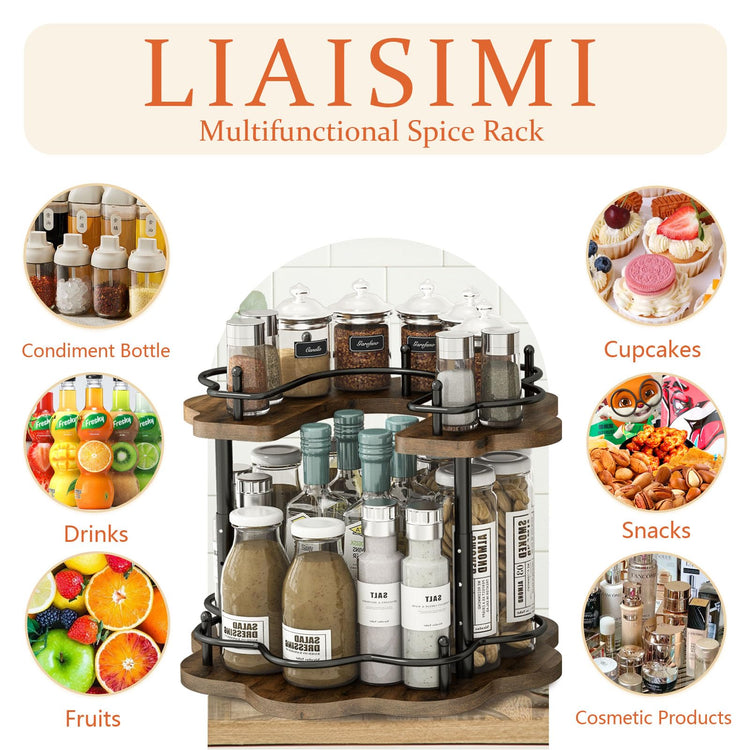 2 Tier Lazy Susan Organizer