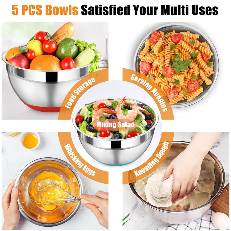 Mixing Bowls with Lid Set
