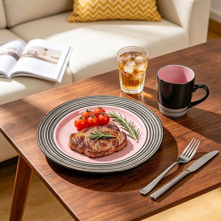 HomeVss 48 Piece Dinnerware Set