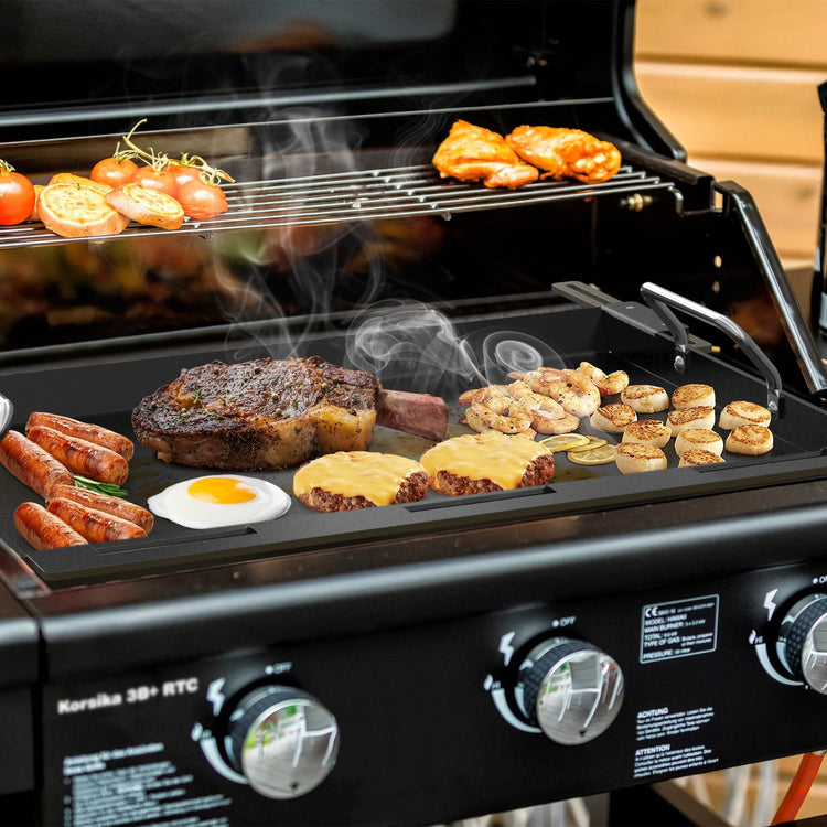 Adjustable Griddle Insert for Gas Grill
