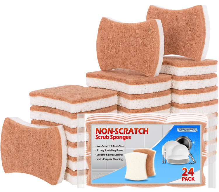 Natural Dish Sponge 24 Pack (24 Count)