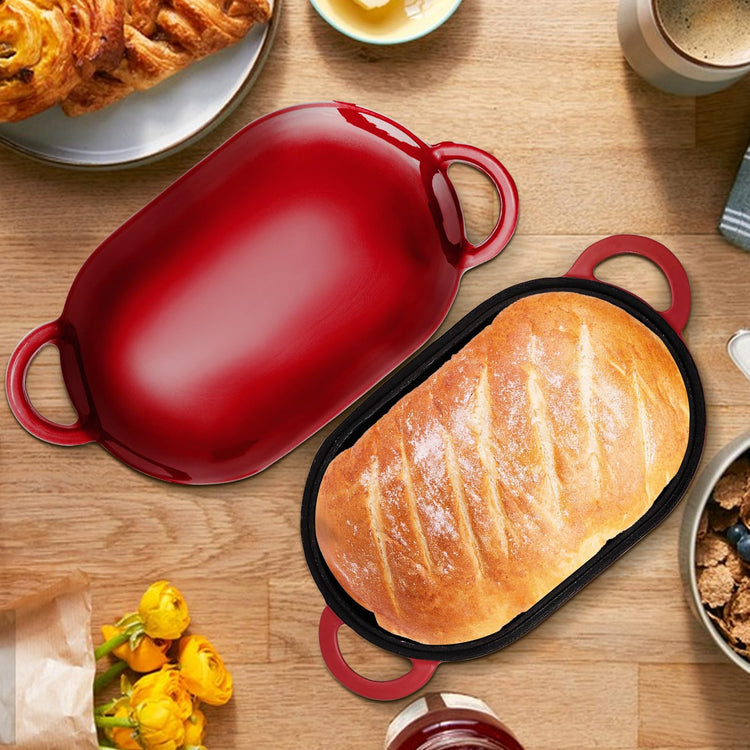 5 QT Enameled Cast Iron Sourdough Bread Oven