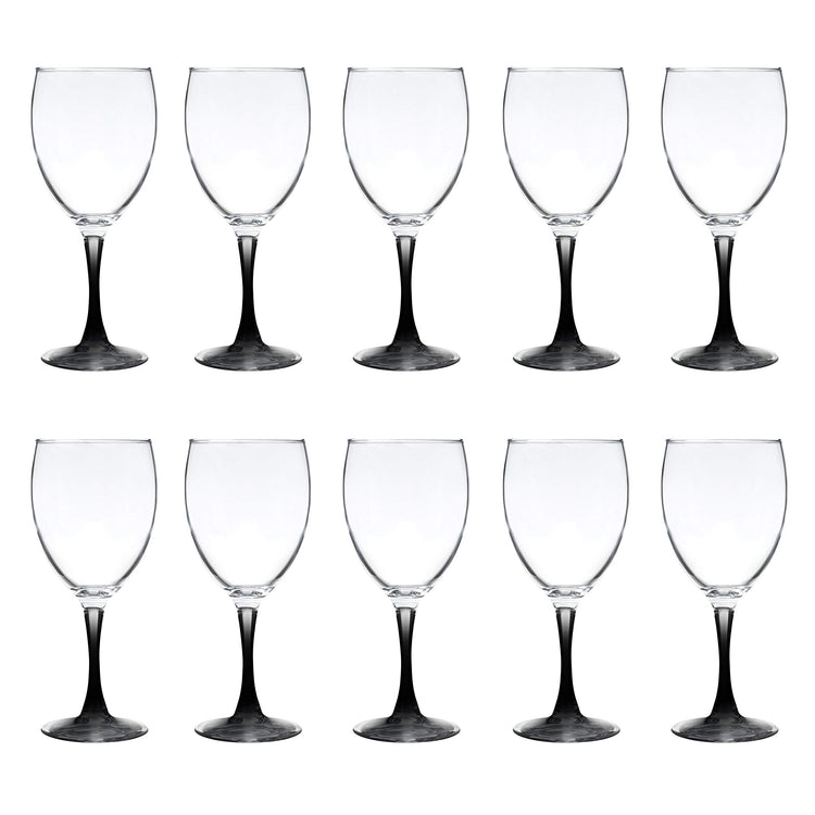 Nuance Wine Glasses by ARC 10.5 oz. Set of 10 (10 Count)