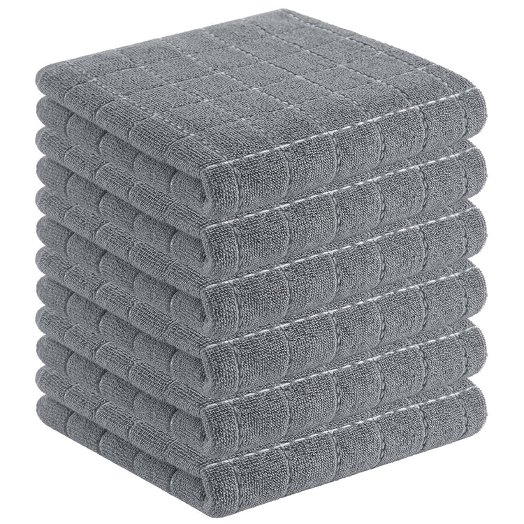 100% Cotton Terry Kitchen Towels (6 Count)