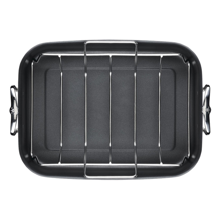 Provisions 16.5" Classic Clad Nonstick Roasting Pan with Stainless Steel Rack