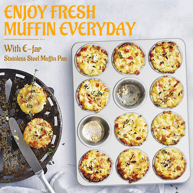 Stainless Steel Muffin Pan Set of 5 (5 Count)