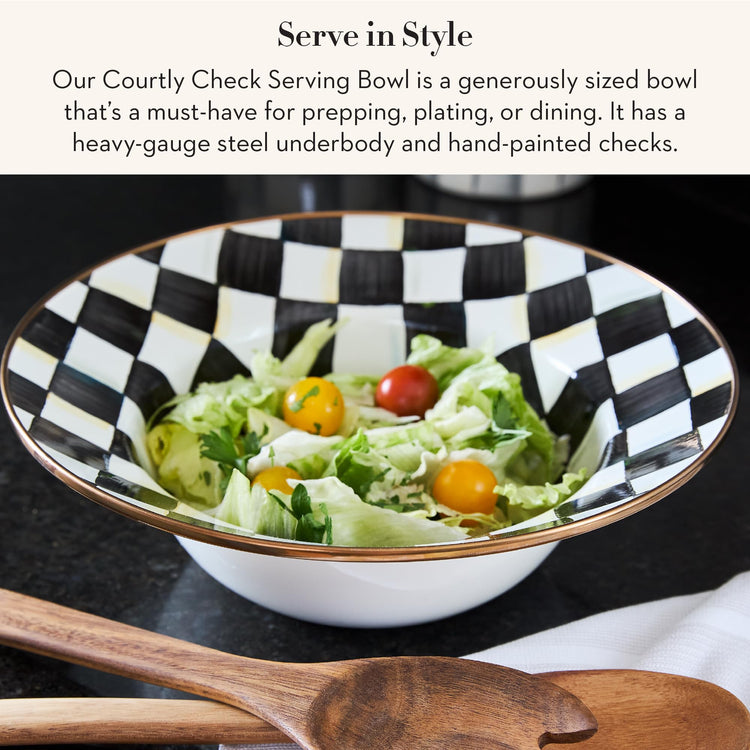 Enamel Serving Bowl