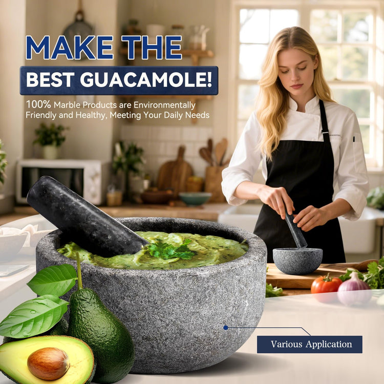 Granite Mortar and Pestle Set