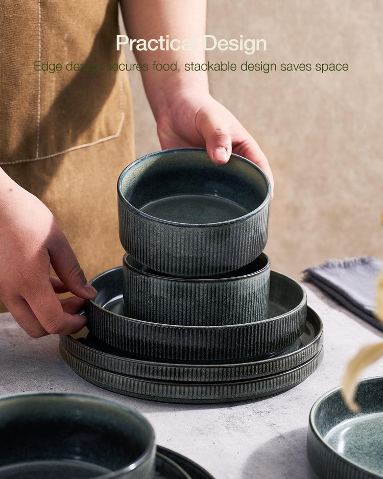 Star Plates and Bowls Sets (18 Count)