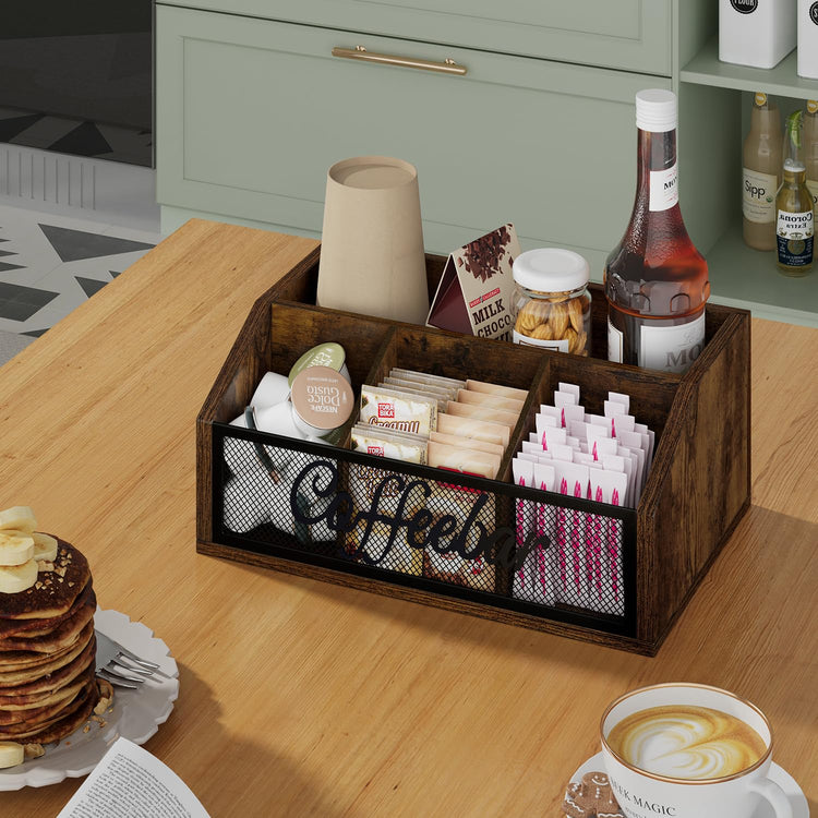 Coffee Station Organizer for Countertop