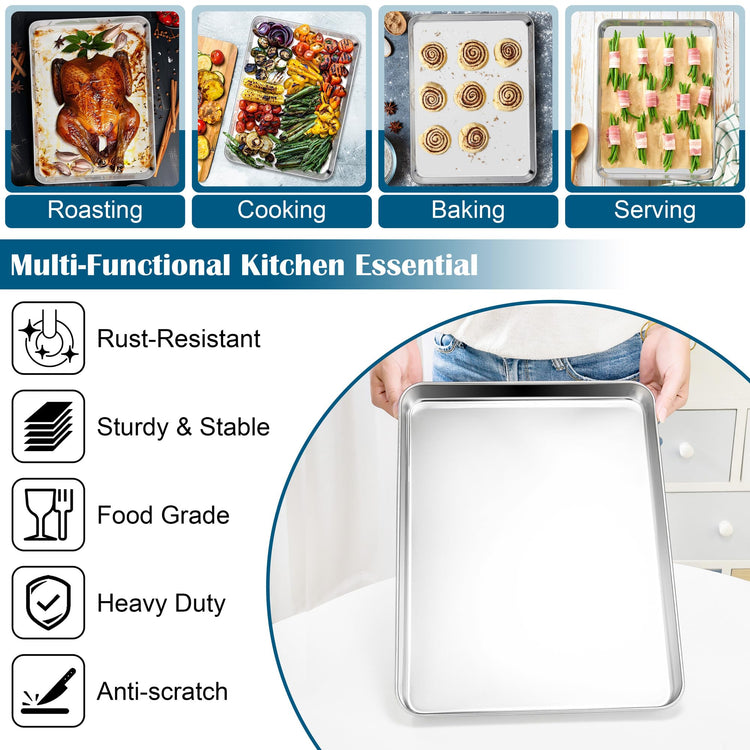 Baking Sheet with Wire Rack (2 Count)